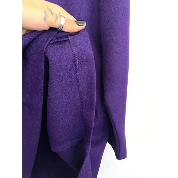 2 PC VTG Tower Hill Women's Purple Blazer Skirt Set Outfit MEDIUM Retro 1990s - Picture 11 of 14